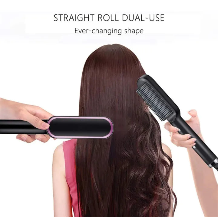 2 in 1 hair straightener comb